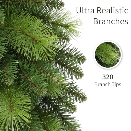 Puleo International 48 inch Unlit Artificial Spruce Christmas Wreath