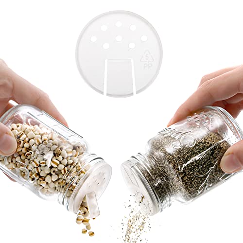 30 Pack 4oz Glass Spice Jars with Airtight Lids & Labels - Kitchen Storage Containers