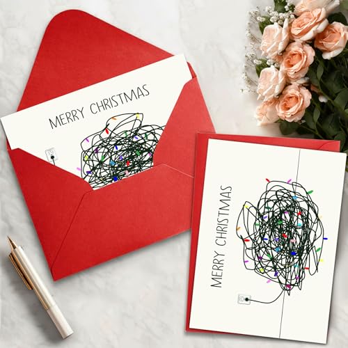 Funny Christmas Card for Dad & Husband & Women & Men, Cheeky Xmas Card for Husband Wife Boyfriend Girlfriend Mom Dad, Christmas Decorations