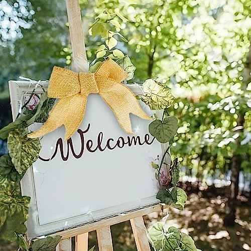 1.5 Inch Burlap Wired Ribbon - Upgraded 10 Yards Natural, Fade-Resistant & Easy to Shape | for Wreaths, Big Bows, Christmas Tree Decor & DIY Crafts