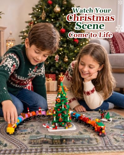 Christmas Tree & Train Advent Calendar 2026 for Kids Teens Adults - Holiday Countdown