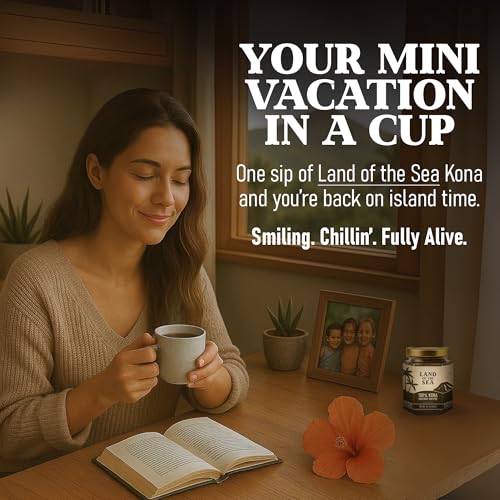Hawaiian Kona Coffee Instant 4.5oz Pack - Medium Roast, Low Acid Arabica