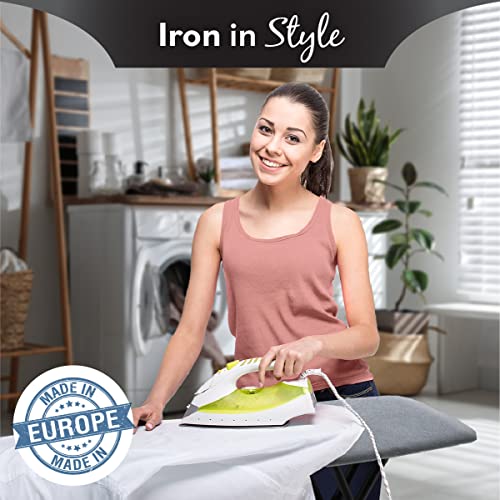 Bartnelli Pulse Ironing Board Black/Gray - Space Saving European Made Foldable Ironing System