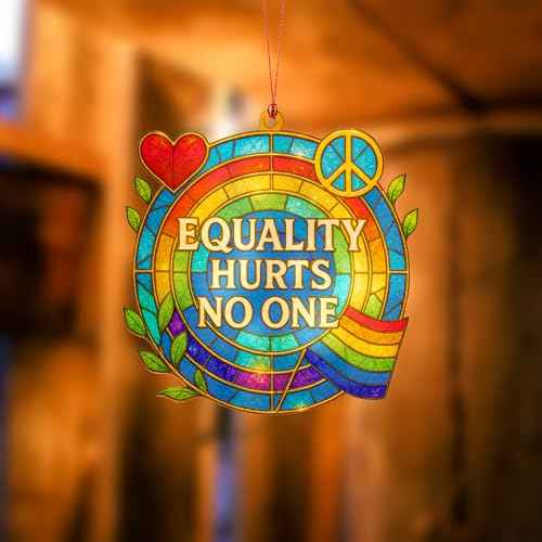 LGBTQ Equality Hurts No One Pride Gifts with story card and envelope, Pride Accessories, Rainbow Decorations, LGBTQ Pride Party Decorations