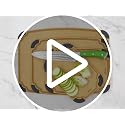 14-Inch Natural Wood Fiber Composite Cutting Board with Juice Grooves & Non-Slip Feet - Reversible, Dishwasher Safe