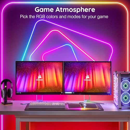 LETIANPAI 100Ft RGB Neon Rope Lights Waterproof Outdoor & Indoor LED Strip with App & Remote