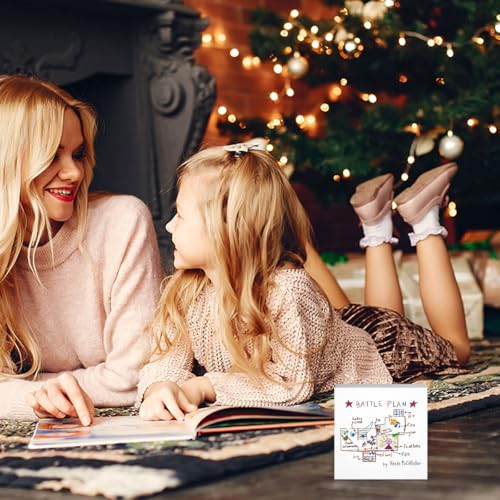 Christmas Holiday Decorations Wood Sign Xmas Gifts for Boys and Girls Christmas Vacation Movie Decor for Office Desk Table Shelf Home 5 x 5 Inches