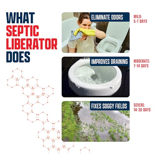 8 lb Septic Tank Shock Treatment with Bio Enzymes - Drain & Leach Field Cleaner