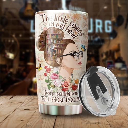 Book Lover Tumbler - Librarian Mug for Women - Book Tumbler 4