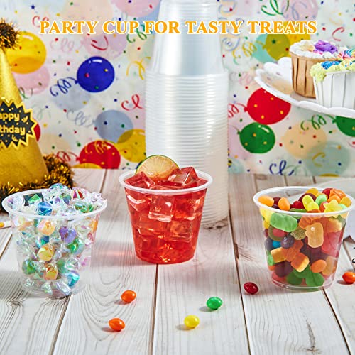 600 Pack 9 oz Disposable Clear Plastic Cups - Cocktail & Party Cups