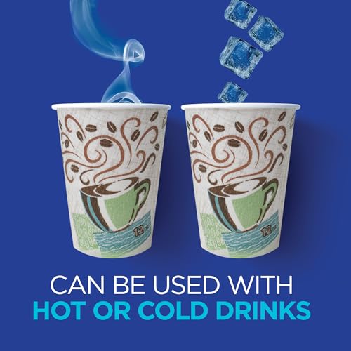 10 oz Insulated Paper Coffee Cups - Disposable Hot & Cold Drinkware, 1000 Count