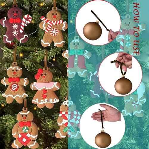 Velvet Hanging Ribbons Christmas Ribbons Hangers Retro Christmas Ornaments String Hanger Hand Tied Ornament Ribbon Loops for Christmas Tree Ornament Decorations (50, Brown)