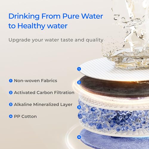 Waterdrop F1A Alkaline Mineral Water Filter Cartridge, 12-Month Replacement