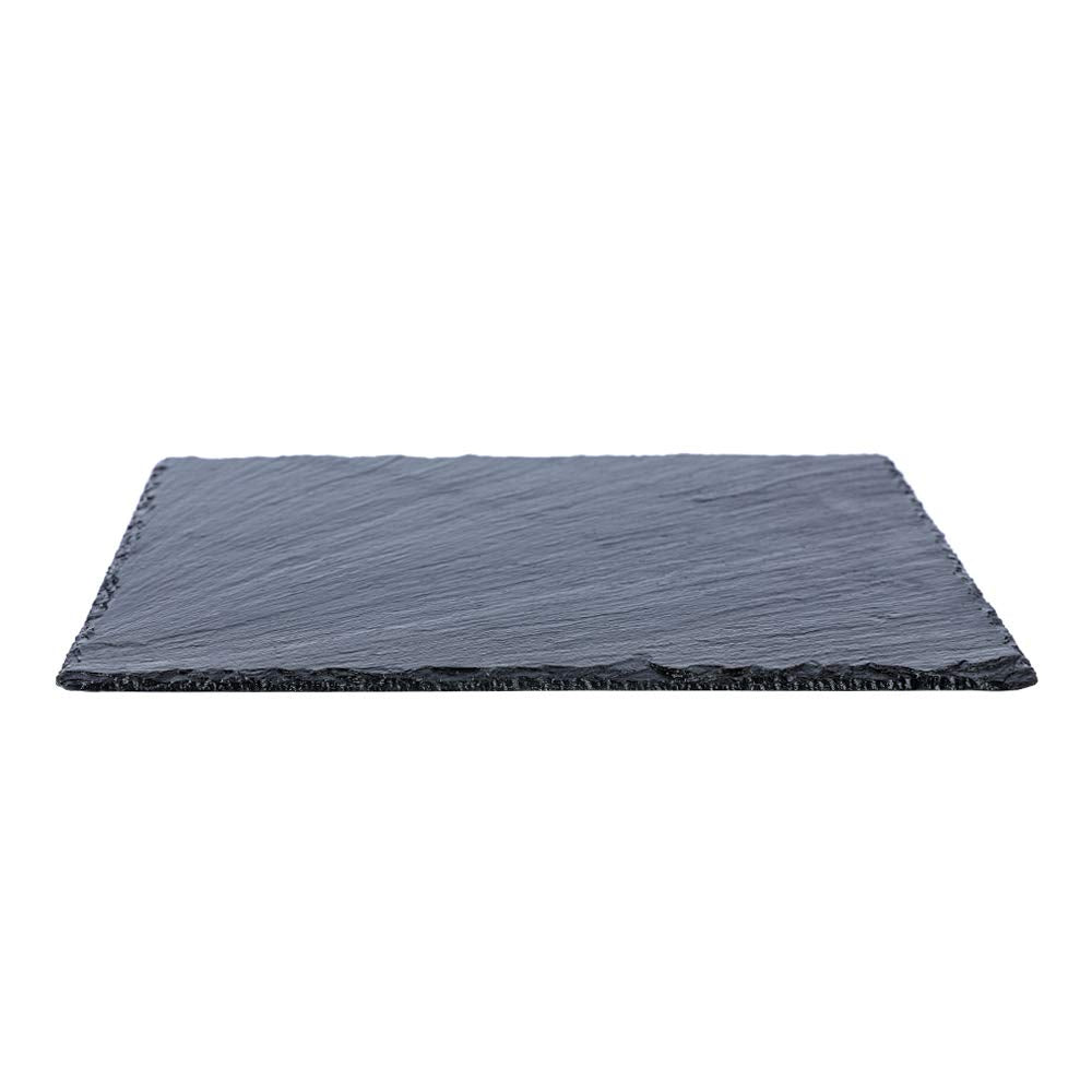 Tcrogsciss Natural Slate Cheese Boards, Individual Charcuterie Board for Appetizer, Cheese, Dessert, Tapas and Sushi Presentation