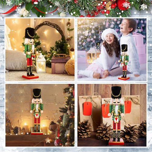 Gejoy 12-Inch Christmas Nutcracker Soldier Drummer Decoration