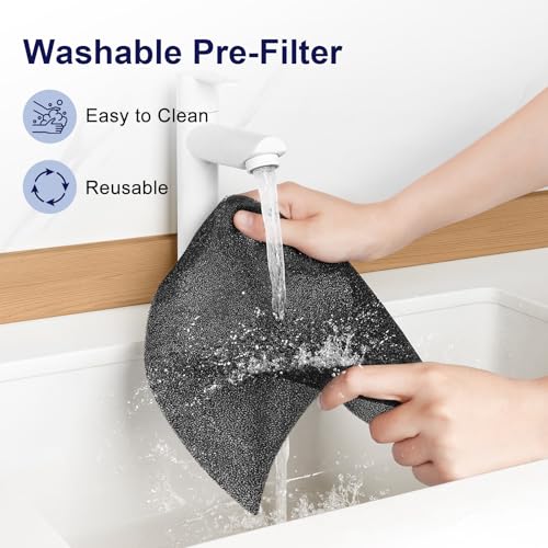 ToLife TZ-K2 Air Purifier Replacement Filter 3-in-1 Activated Carbon 2 Pack - Fits TZ-K2