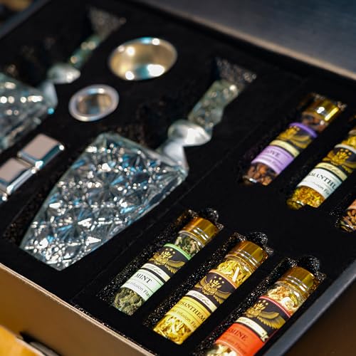 DIY Alcohol Infusion Kit for Whiskey, Gin, Vodka & Rum - Natural Flavors, Gift Set