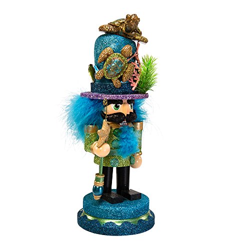 Hollywood Nutcracker with Sea Turtle Hat – 11-Inch Kurt Adler Nutcracker