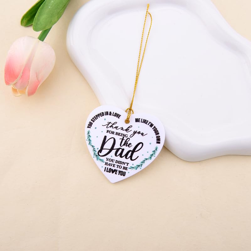 Dad Christmas Tree Ornament - Heartfelt Holiday Gift from Son & Daughter