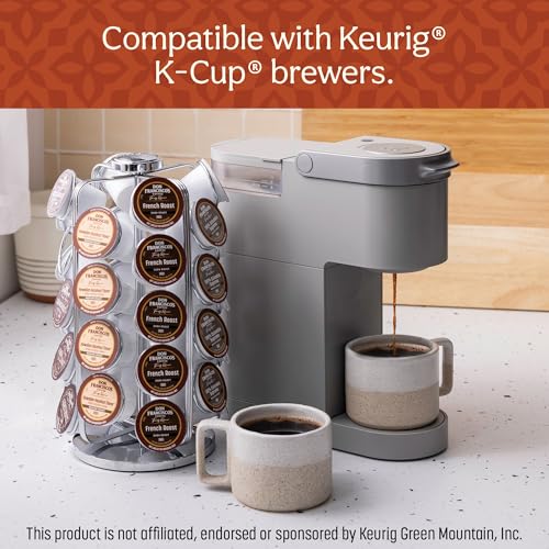 Kona Blend Coffee Pods - Medium Roast, 55 Count - Single Serve Compatible with Keurig - Flavored Arabica Blend