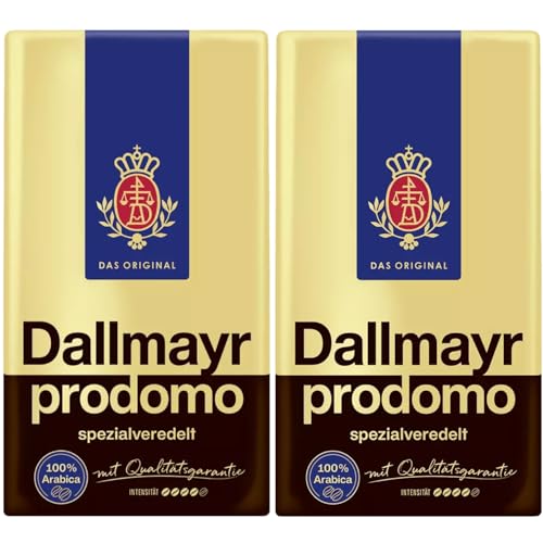 Ground Coffee Dallmayr Prodomo Arabica Blend 17.6oz Pack of 2 - German Premium Coffee