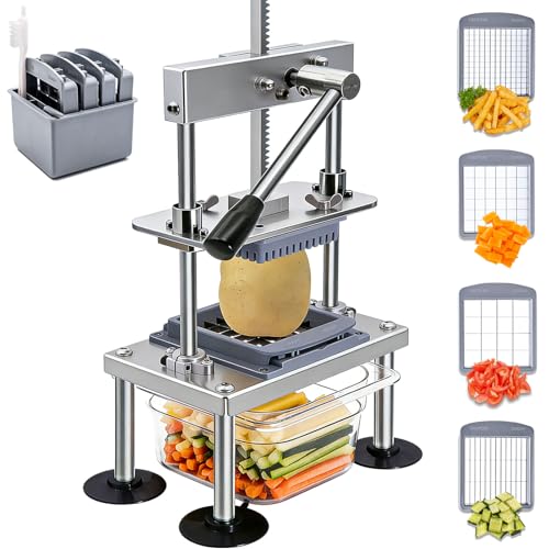 French Fry Cutter for Potatoes & Vegetables - Labor-Saving Food Chopper
