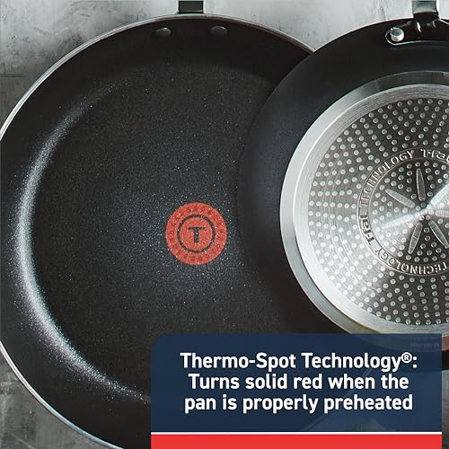 T-Fal 12-Inch Experience Nonstick Fry Pan with Lid, Induction & Oven Safe