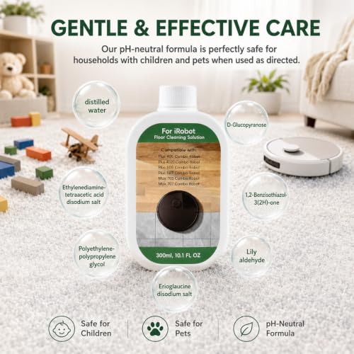 Robot Vacuum & Mop Floor Cleaning Solution for iRobot Roomba & Braava Series
