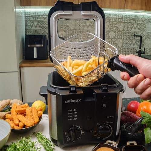 Electric Deep Fryer 2.5L Capacity with Basket for Home Use