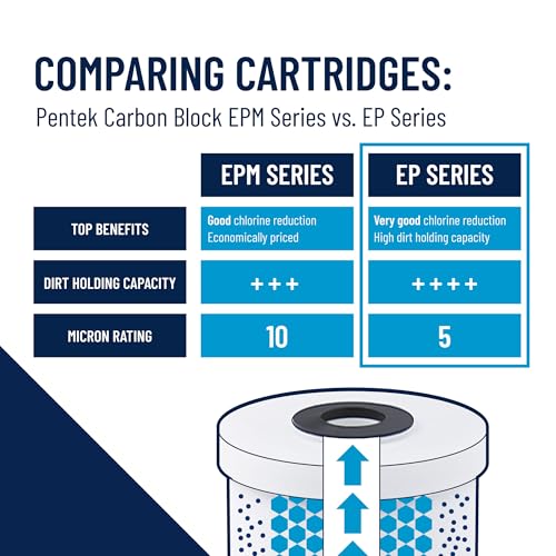Big Blue Carbon Water Filter Cartridge 20x4.5 Inch Pack of 1 - Whole House Filtration