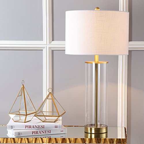 Glass and Brass Table Lamp - Clear/Brass Gold, 29.25 Inch by Jonathan Y (Variation of THIS listing)