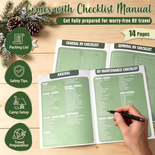 RV Camping Advent Calendar with 24 Outdoor Essentials - Christmas Countdown Gifts