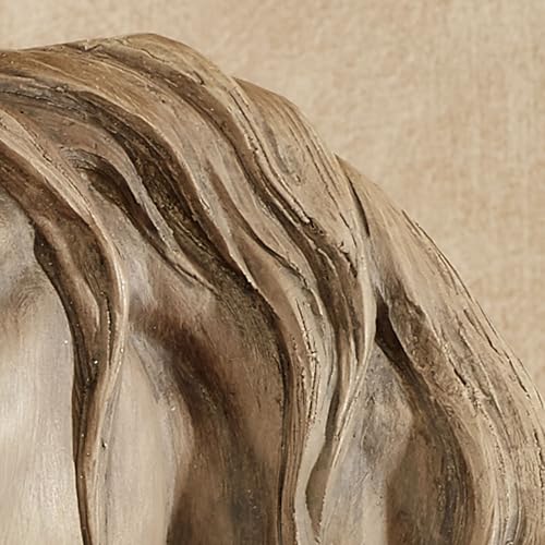 Touch of Class Loving Horses Table Sculpture, Tan