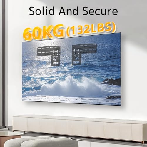 PUTORSEN 85 Inch Slim Wall Mount for Samsung Neo QLED & Frame TVs - Max 132 lbs