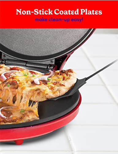 Betty Crocker 12-Inch Pizza Maker Plus Red Indoor Grill - BC-2958CR