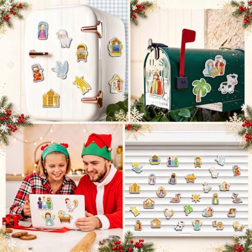Copkim Christian Diamond Art Magnet Kit Jesus - 30 Refrigerator Magnets