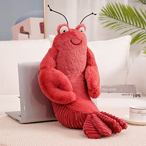 17" Lobster Plush Toy-Plush Pillow Stuffed Sea Animal Lobster PillowCushion -Stuffed Animal Toy Pillow for Home Decoration Gifts