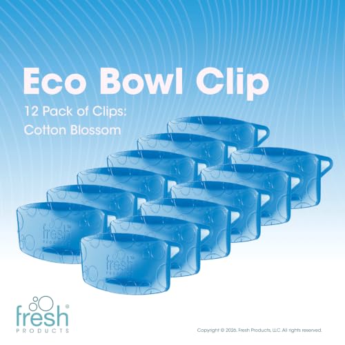 Fresh Products Eco Bowl Clip Air Freshener Blue 12 Pack