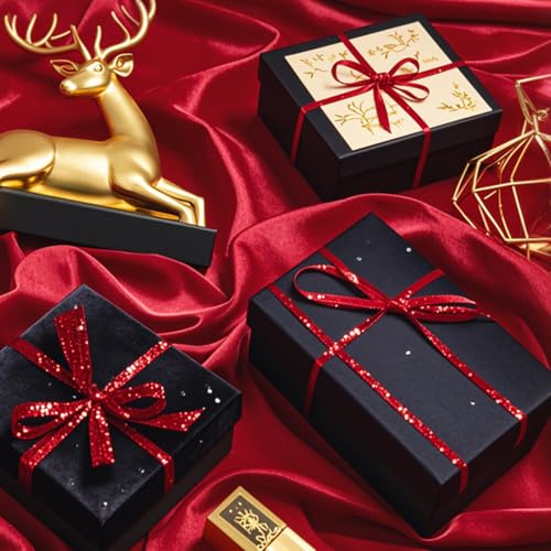 500 Yard Red Curling Ribbon, 3/16" Christmas Shiny Curly Ribbons for Crafts Gift Wrapping Supplies, Balloon String Ribbon, Gift Ribbons for Valentine's Day Birthday Wedding Party Decorations