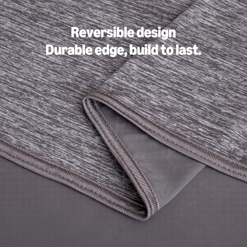 Reversible Cooling Blanket for Hot Sleepers - Queen Dark Gray