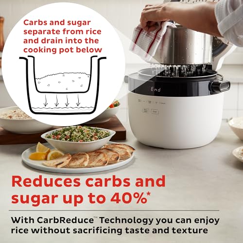 Instant Pot 20-Cup Rice & Grain Cooker with Carb-Reducing Technology, 8 Presets