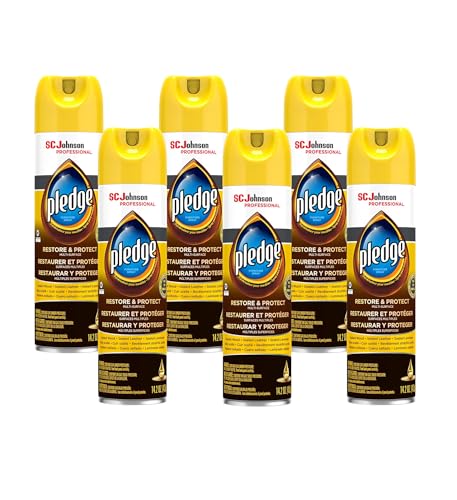 Moisturizing Wood & Leather Oil - Restores & Protects 14.2 oz, 6 Pack - Revive & Nourish Surfaces