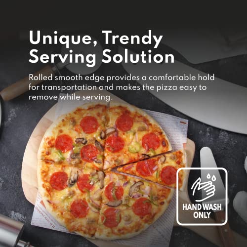 Silver Aluminum Pizza Pan 16-Inch Pack of 6 - Commercial-Grade Bakeware