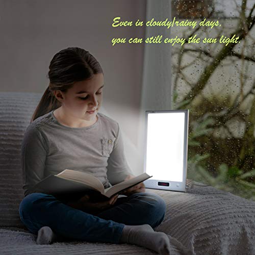 Sunrise Light Therapy Alarm Clock with APP Control - 12000 Lux, Dawn Simulator, Wake Up Happy - Variation: With APP