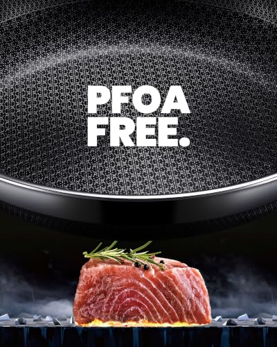 Non Stick Frying Pans, 12 inch Hybrid Pans with Lid