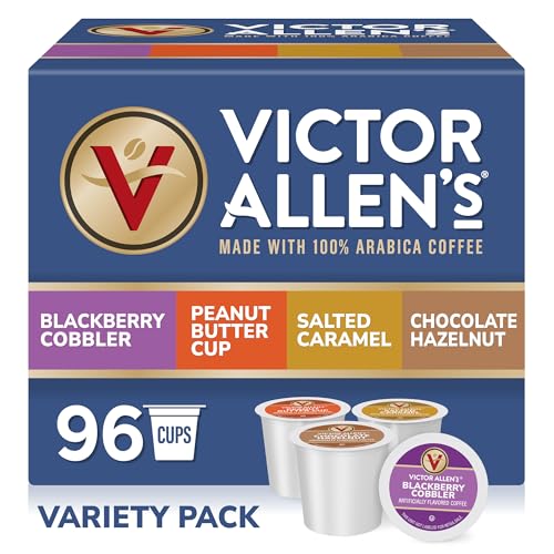 Sweet & Salty Coffee Variety Pack 96 Pods - Peanut Butter, Salted Caramel & More (Variation of THIS listing)