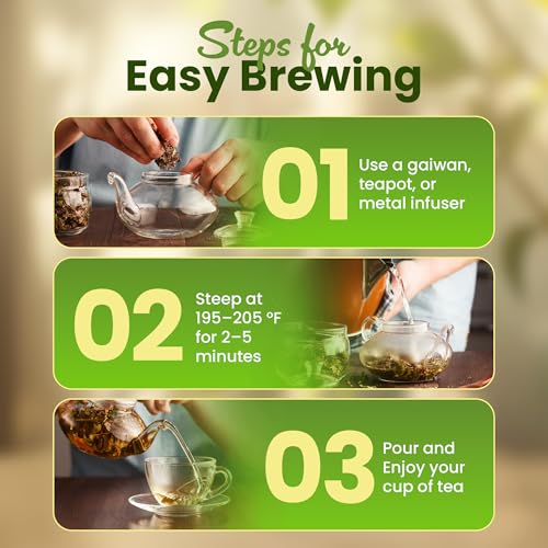 Organic Oolong Tea Loose Leaf 1 lb - Premium Chinese Whole Leaf Matcha