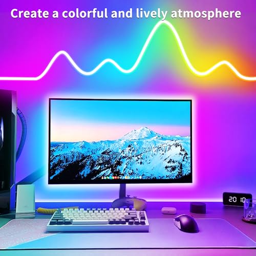 segrass 100FT RGB LED Neon Rope Lights Waterproof Flexible Strip with Remote & APP Control