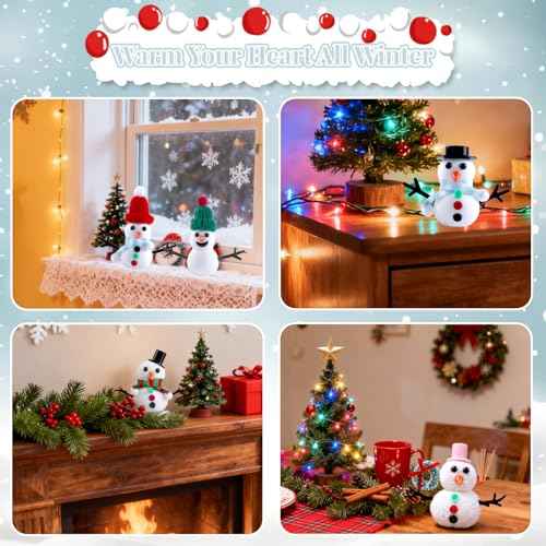 Craft Advent Calendar 2025, Christmas Countdown Calendar Build A Snowman Kit, 24 Days Of Surprises With Diy Modeling Clay Crafts Kit Gifts Toys For Kids Toddlers