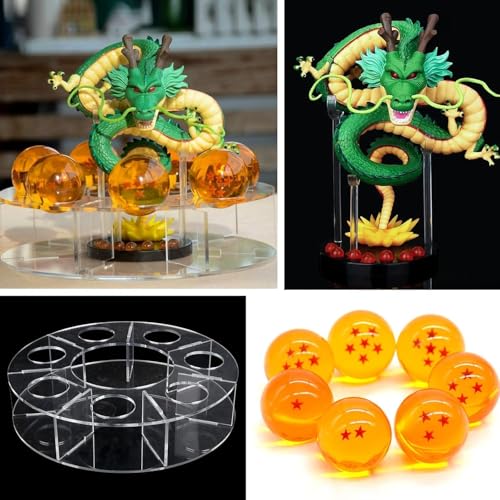 Dragon Sculpture & Crystal Ball Decor Set with LED Base - Perfect Gift & Home Ornament